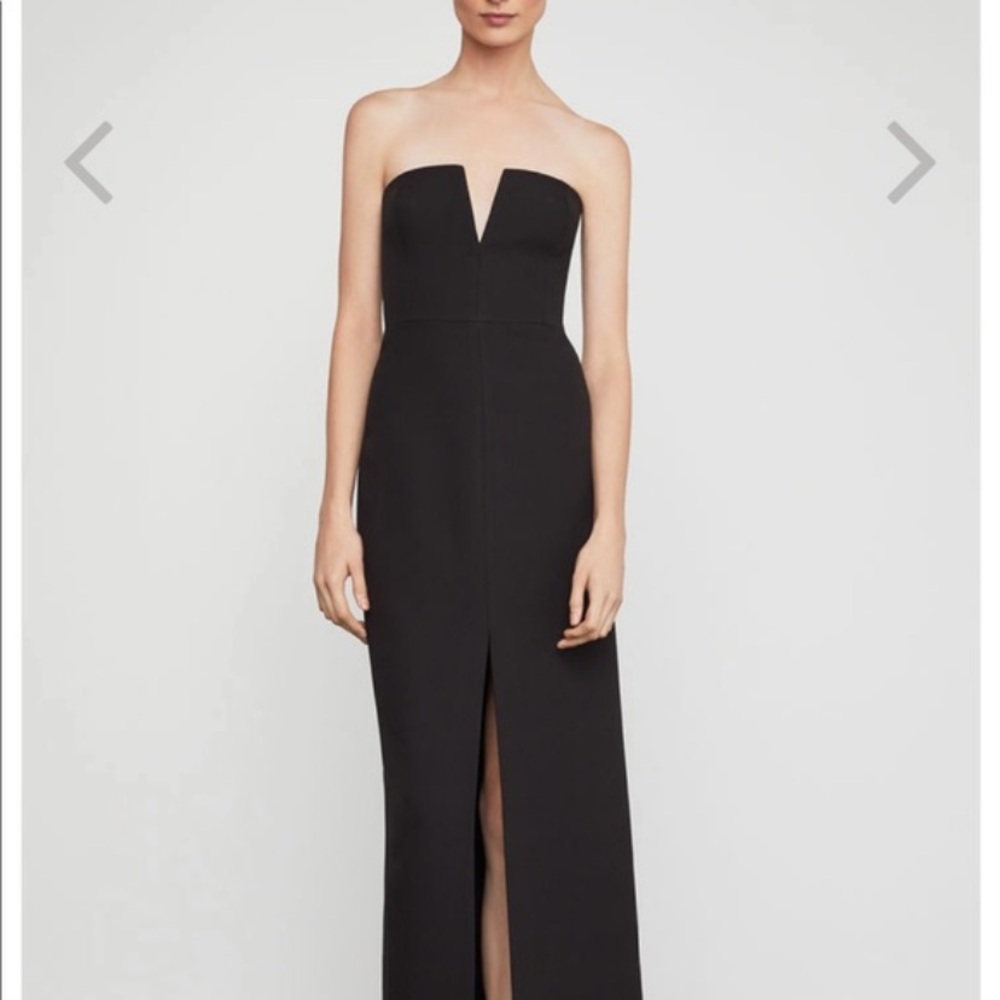 MAJOR SALE! BCBG Notched V Strapless Gown